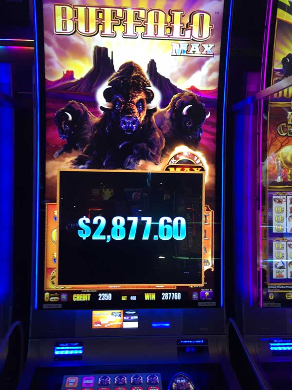 Jackpot Winners Colorado Ute Mountain Casino - 04092022 - Buffalo Max