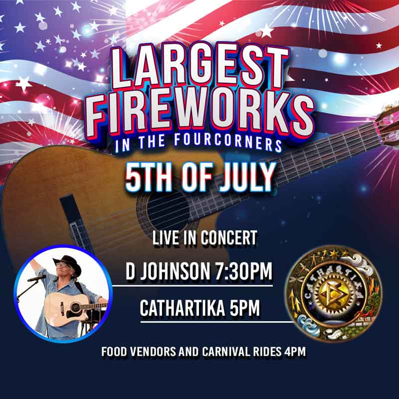 Fireworks Ute Mountain Casino July 5th Four Corners - Celebrate Fourth of July on the 5th at Ute!