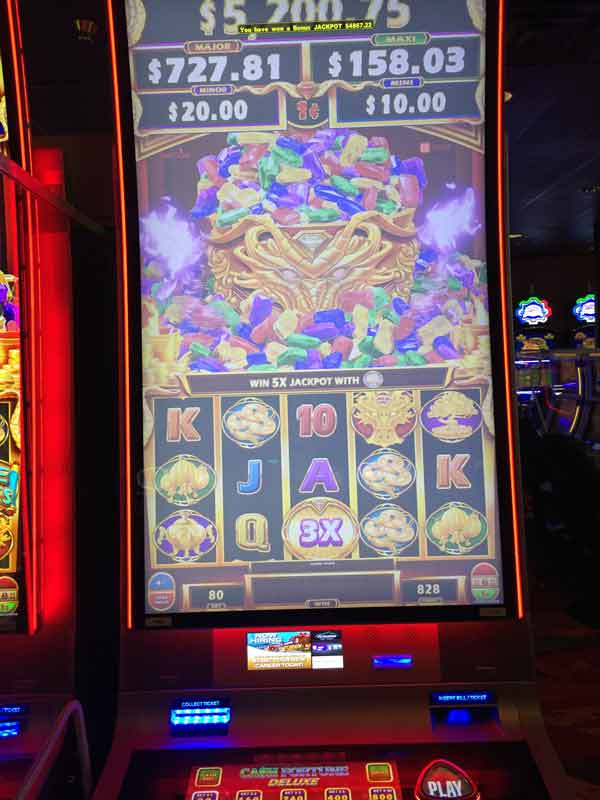 Colorado Jackpot Winners Ute Mountain Casino - 4867.22 August 2022 Slot