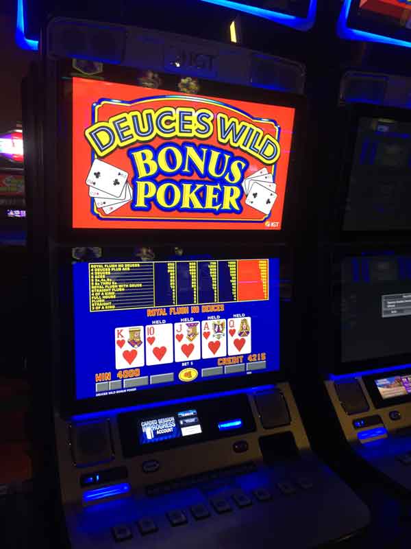 Colorado Jackpot Winners Ute Mountain Casino $4,000 November 2022 - Deuces Wild Bonus Poker