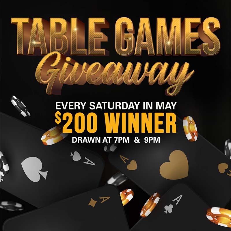 Table Games Giveaway Ute Mountain Casino Promotions May 2024