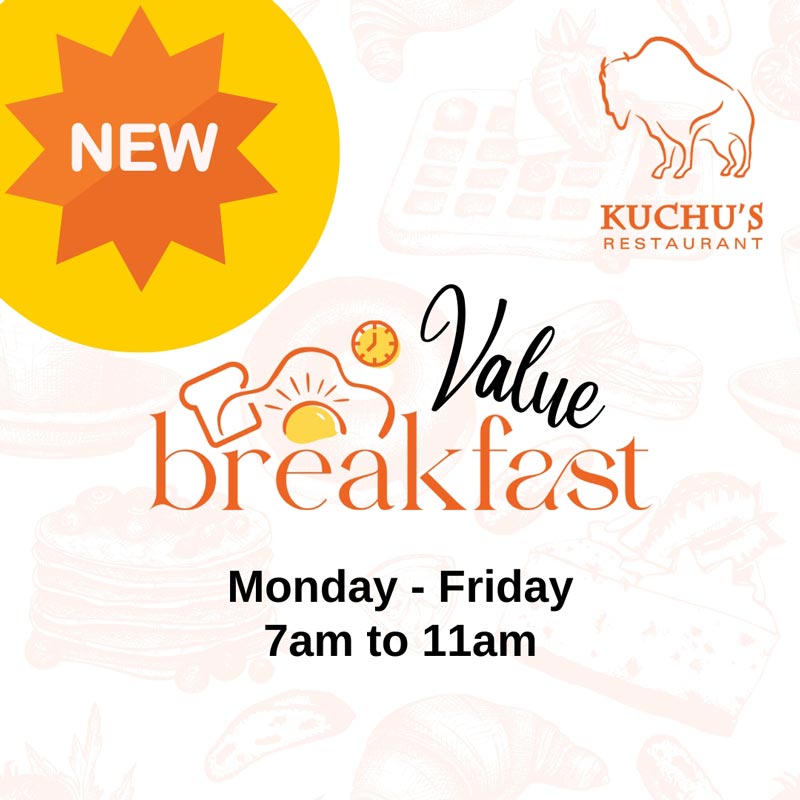 Value Breakfast Menu Kuchu's Restaurant 2024