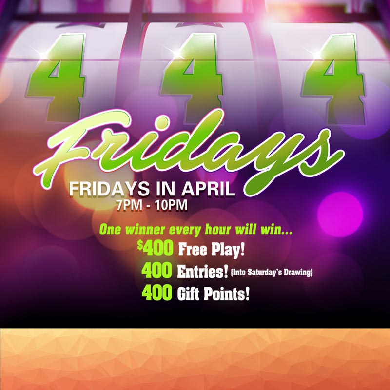 444 Fridays Ute Mountain Casino Promotions April 2024