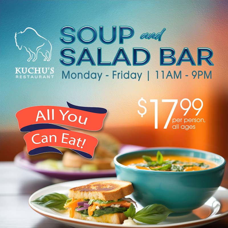 All You Can Eat Soup and Salad Bar Kuchu's Restaurant