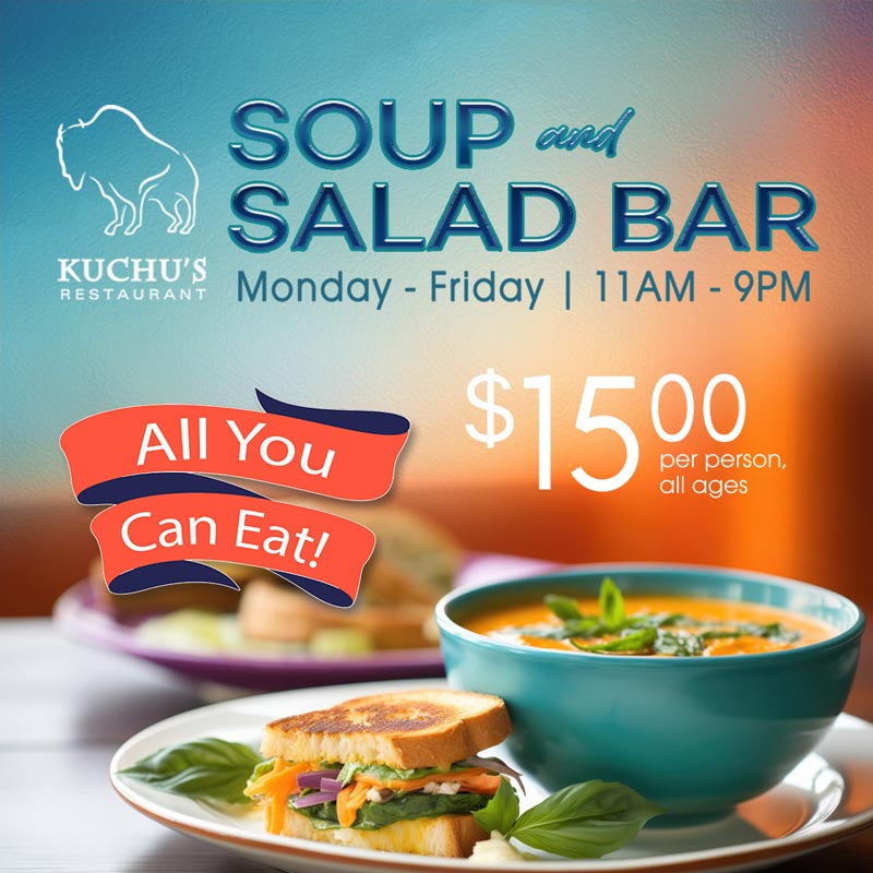 Soup and Salad Bar at Kuchu's Restaurant | Ute Mountain Casino