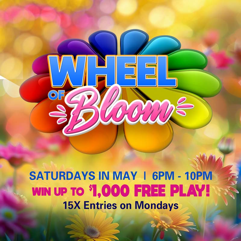 Wheel of Bloom Ute Mountain Casino Promotions May 2024