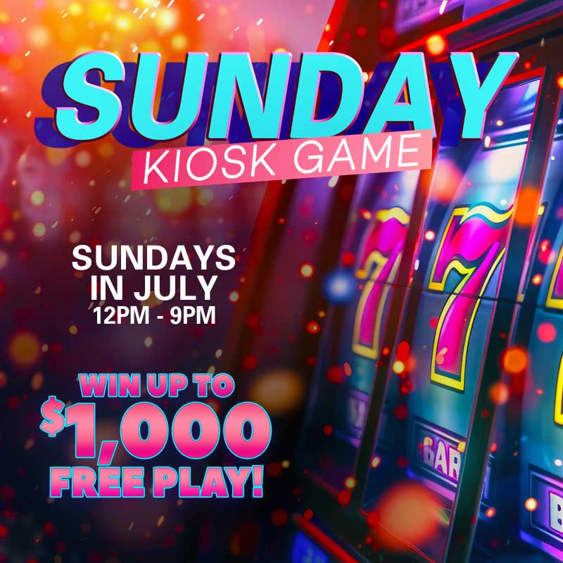 Sunday Kiosk Game Ute Mountain Casino Promotions July 2024