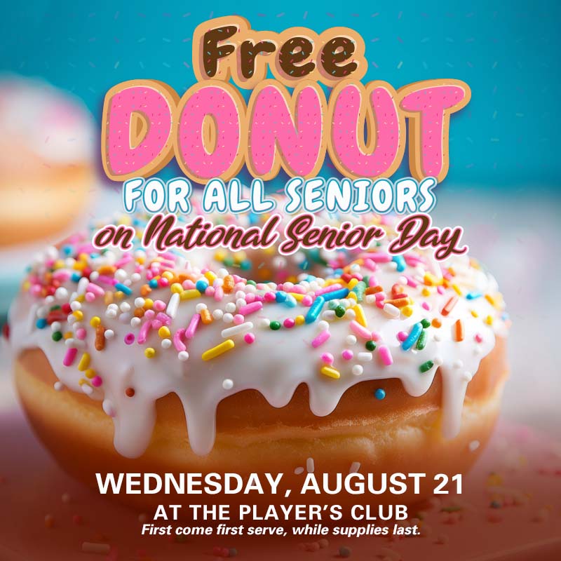 Free Donut National Senior Day Ute Mountain Casino August 21 2024