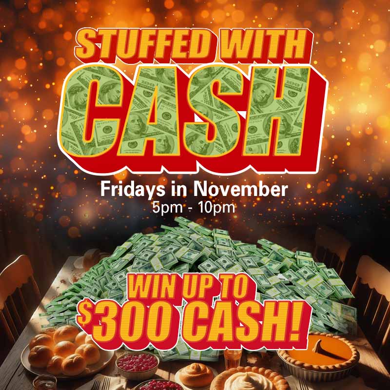 Get Stuffed with Cash Ute Mountain Casino Promotions November 2024